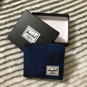 Herschel Roy Wallet Blue Floral